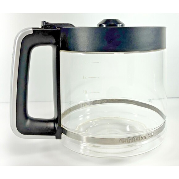 Calphalon 14-Cup Replacement Black and Clear Glass Coffee Carafe - Picture 2 of 10
